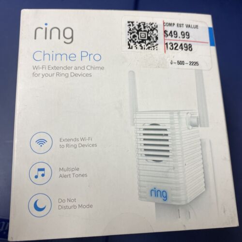 Ring 88PR000FC000 Chime Pro Wi-Fi Extender and Indoor Chime for sale online